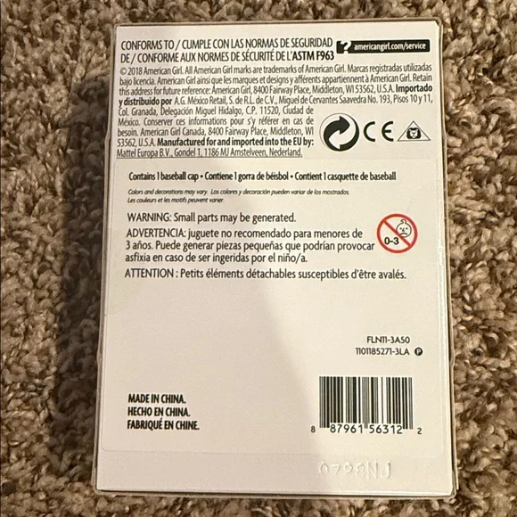 American Girl Truly Me Blue Shark Cap! Retired! Factory Sealed - Picture 3 of 4